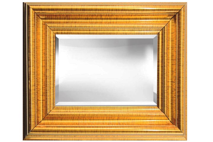 กรอบกระจกเงาสีทองอร่าม